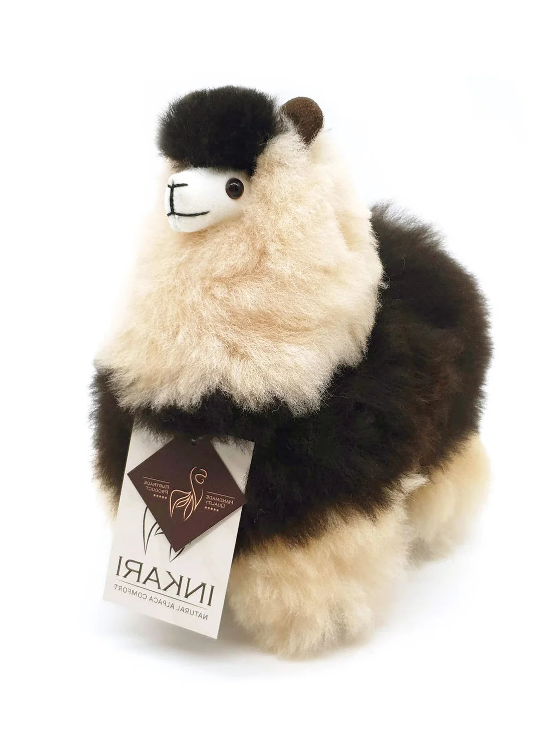 Inkari-Naturals Alpaca Toy Medium 32cm Darkroast Espresso
