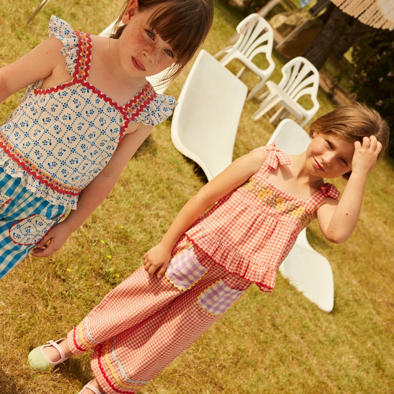 Hello Simone-Girls Mouna Pants Emberglow