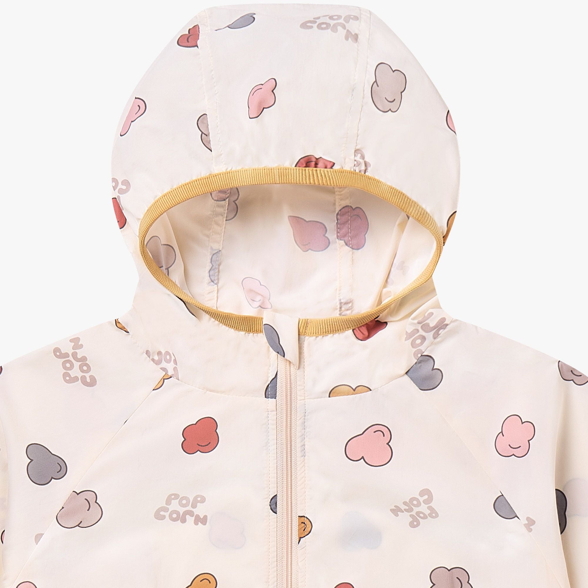 Petite Revery-Recycled Nylon Hooded Wind Breaker Popclouds