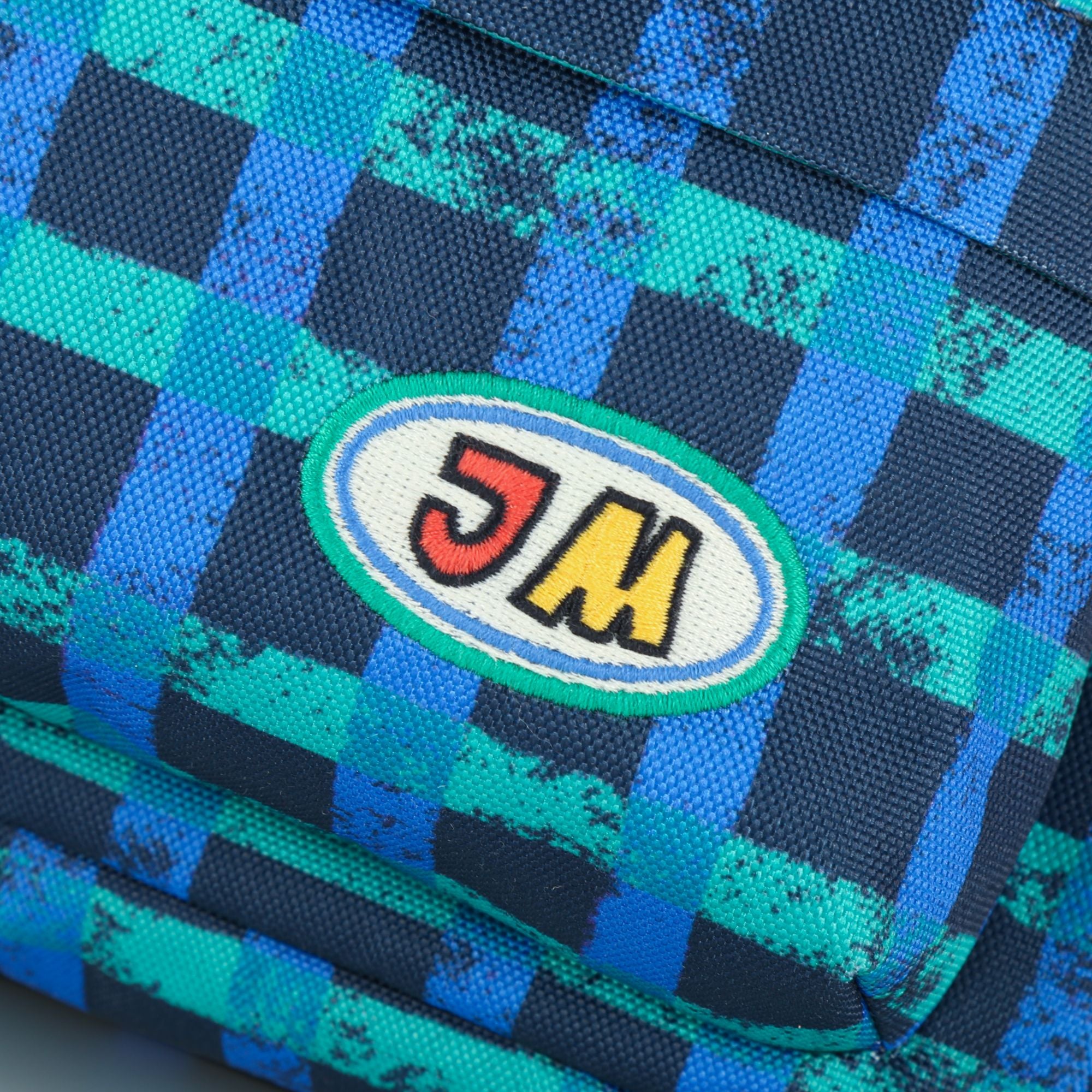 Jelly Mallow-JM Checked Backpack Green