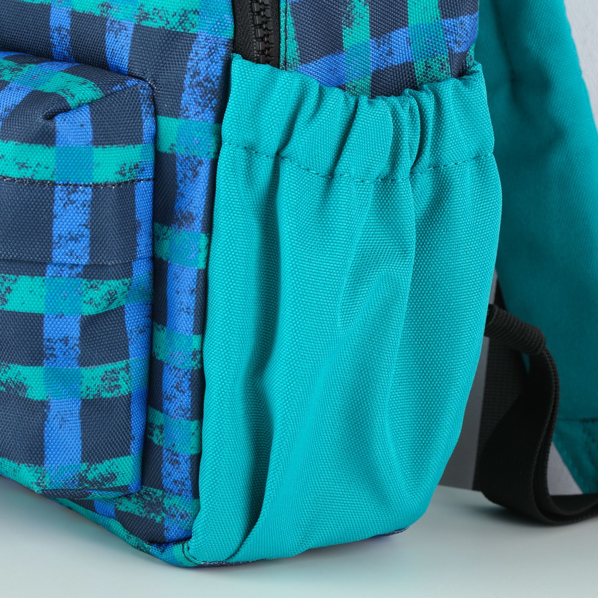 Jelly Mallow-JM Checked Backpack Green