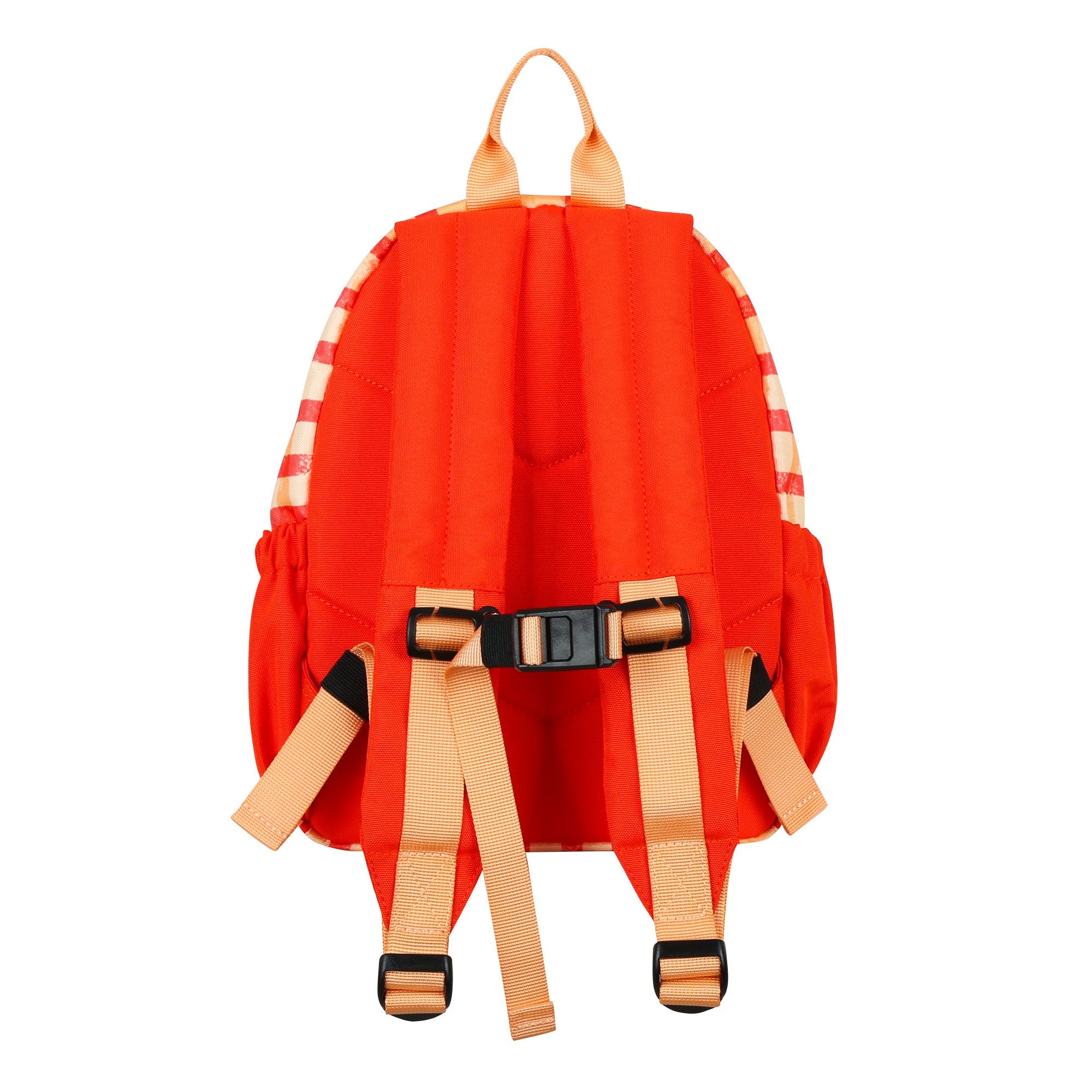 Jelly Mallow-Checked Heart Backpack Yellow