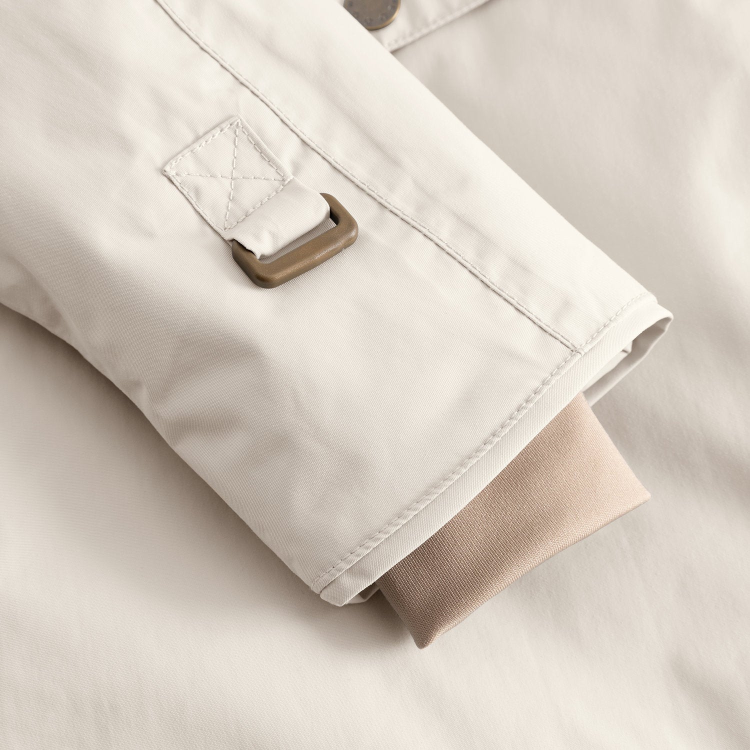 Mini A Ture-MATWANG fleece lined winter jacket. GRS Angora cream