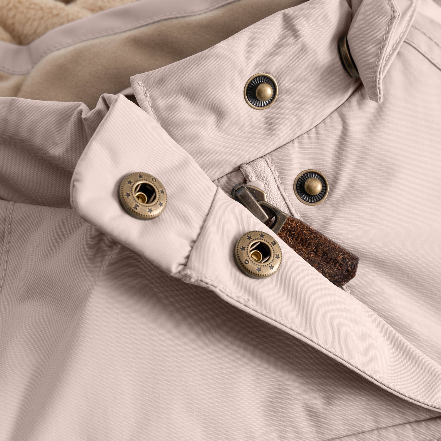 Mini A Ture-MATWANG fleece lined winter jacket. GRS Cloudy rose