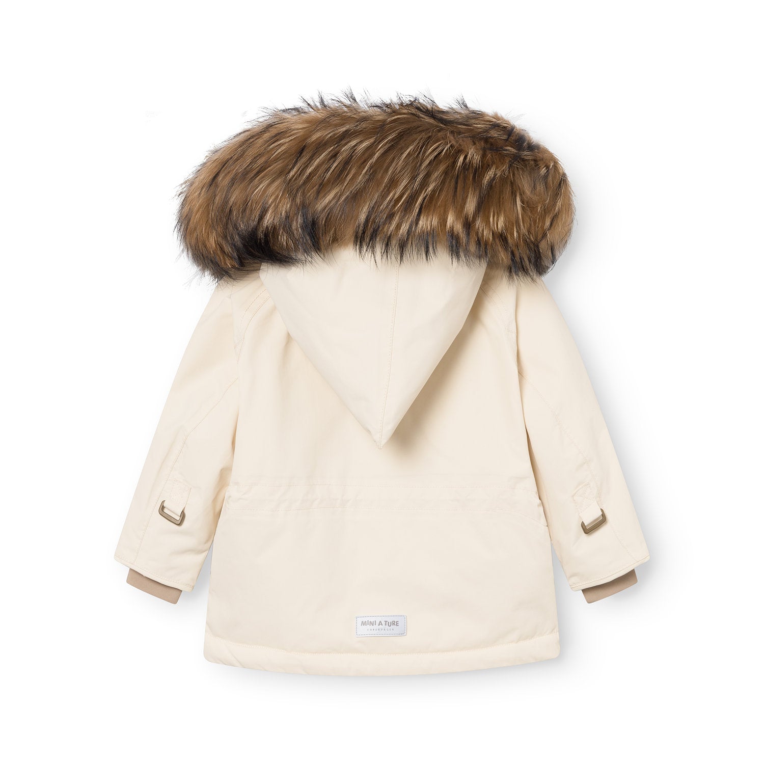 Mini A Ture-MATWANG fleece lined winter jacket fur. GRS Angora cream