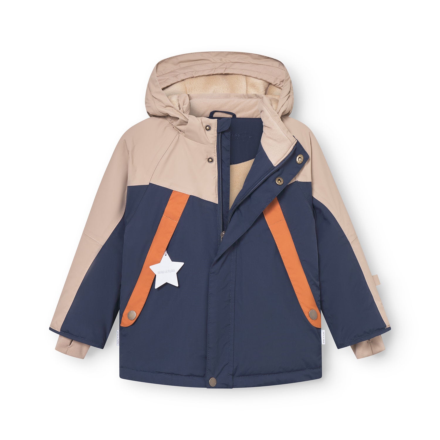 Mini A Ture-MATVALONSO fleece lined ski jacket. GRS Outer space col. b.