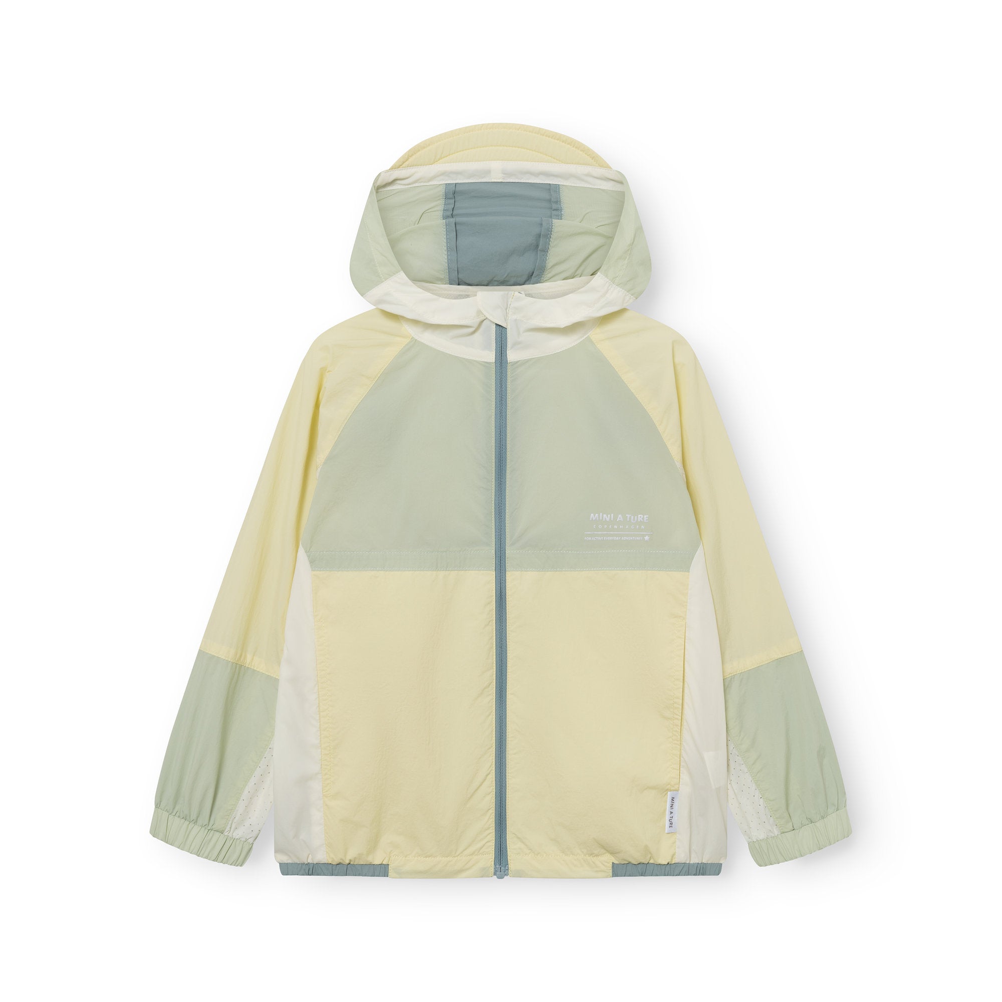 Mini A Ture-MATMULTI color UV jacket. GRS Wheat yellow col. b.