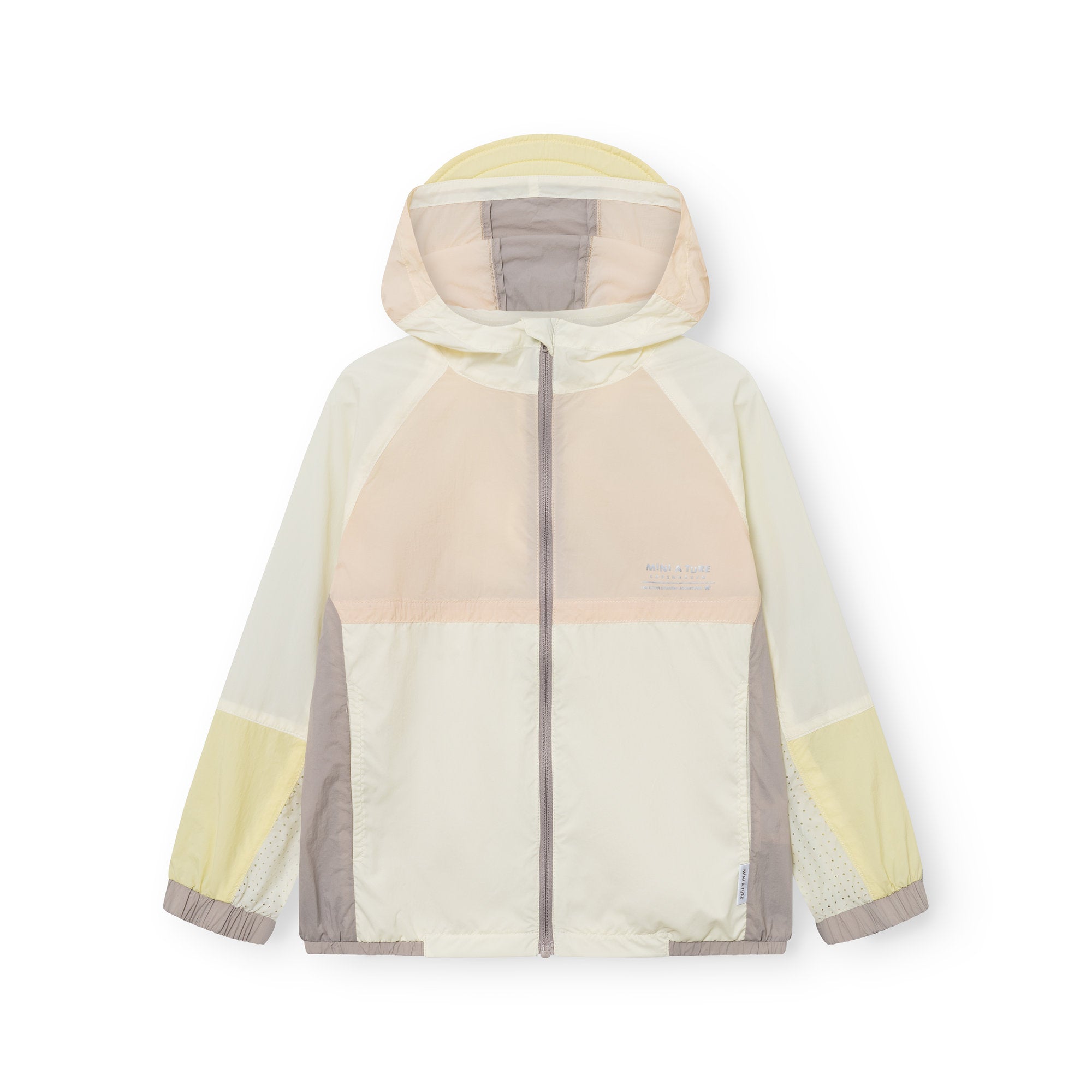 Mini A Ture-MATMULTI color UV jacket. GRS Peony silver col. b.