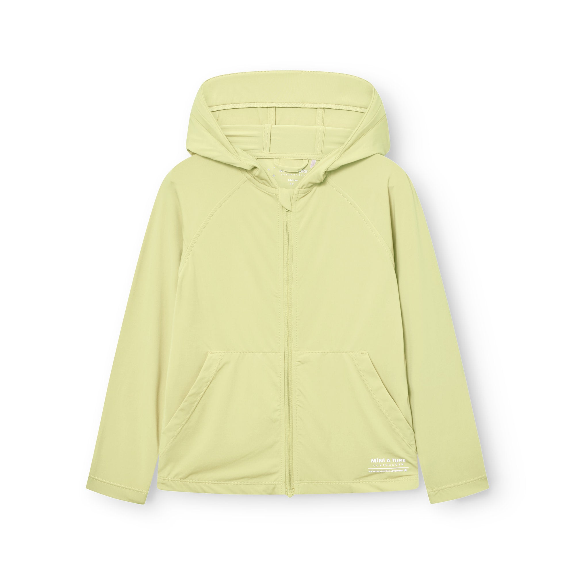Mini A Ture-MATDRUNA UV skin hoodie. GRS Wheat yellow