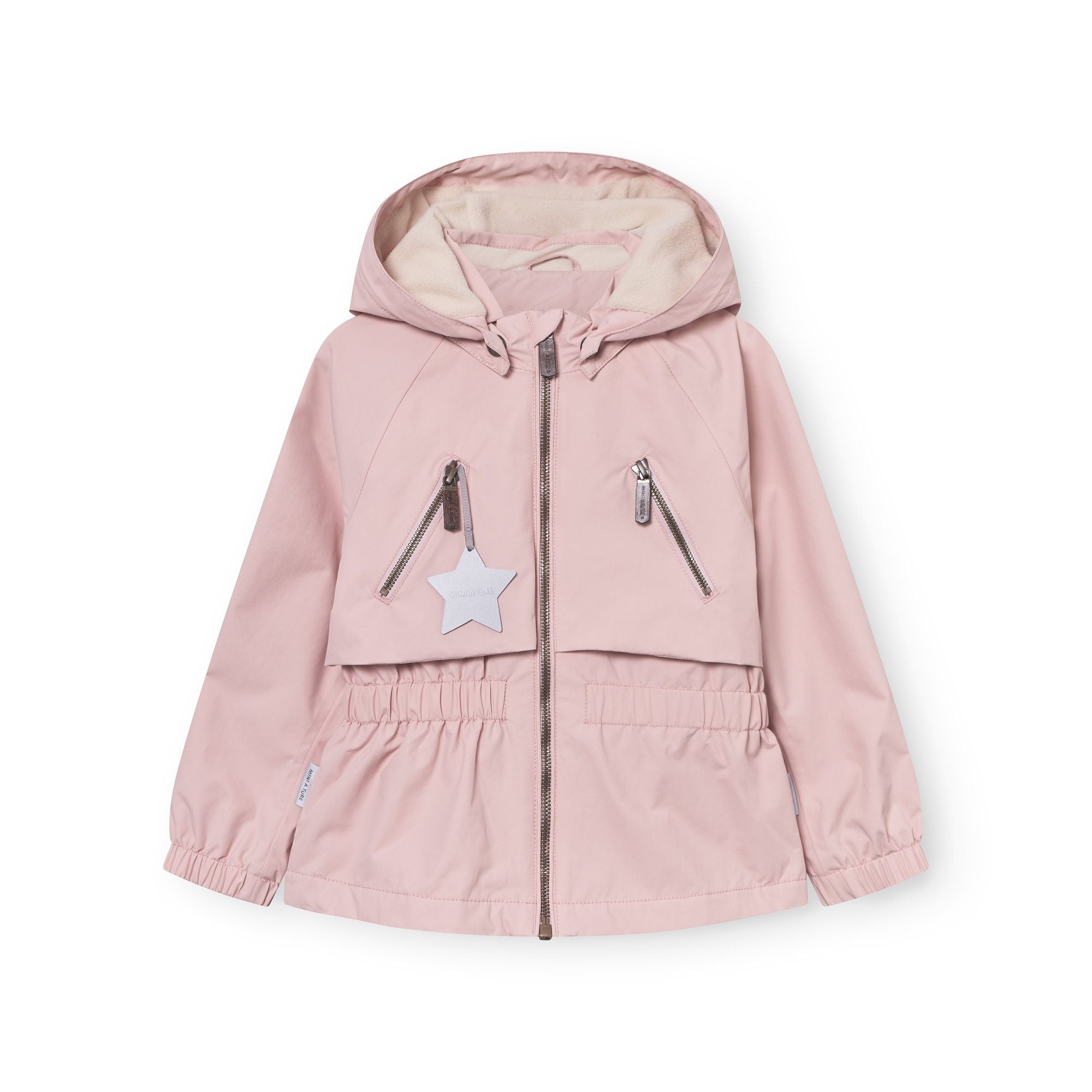 Mini A Ture-MATALGEA fleece lined jacket. GRS Rose smoke
