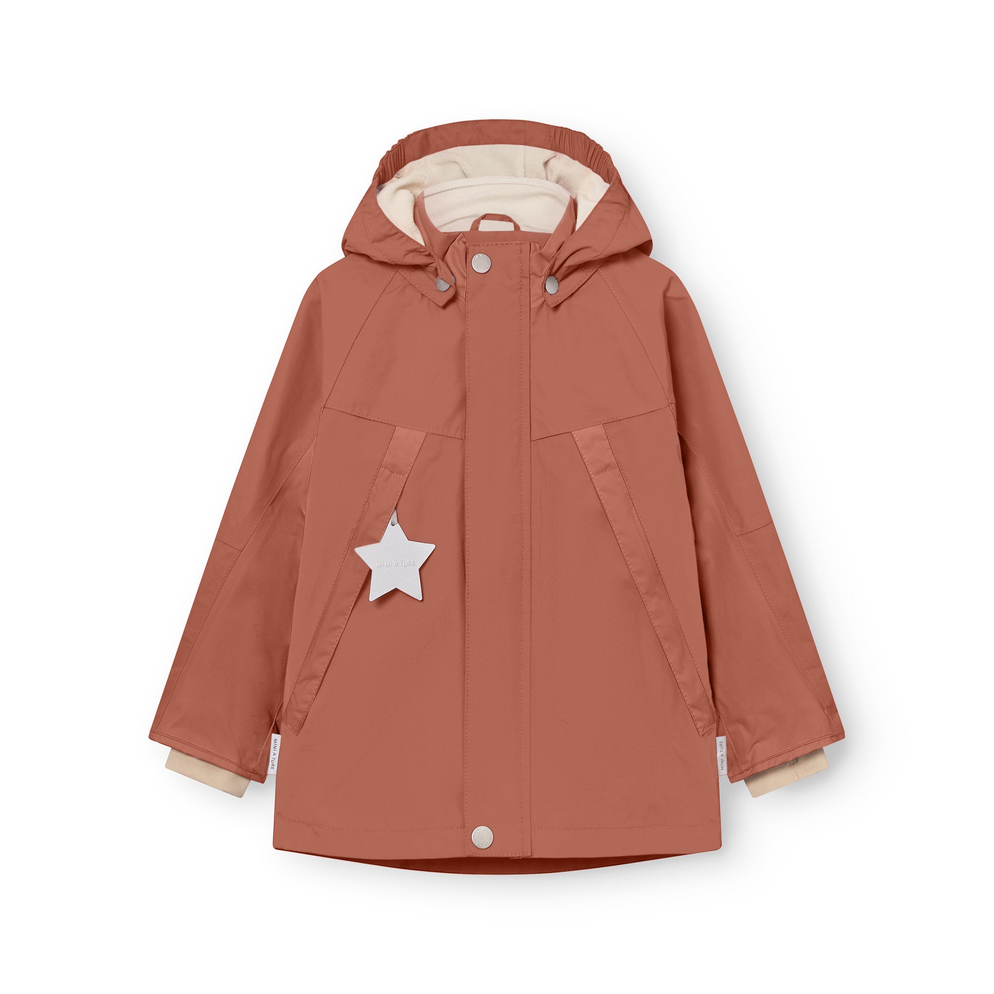 Mini A Ture-MATVALON fleece lined jacket. GRS Rustic brown