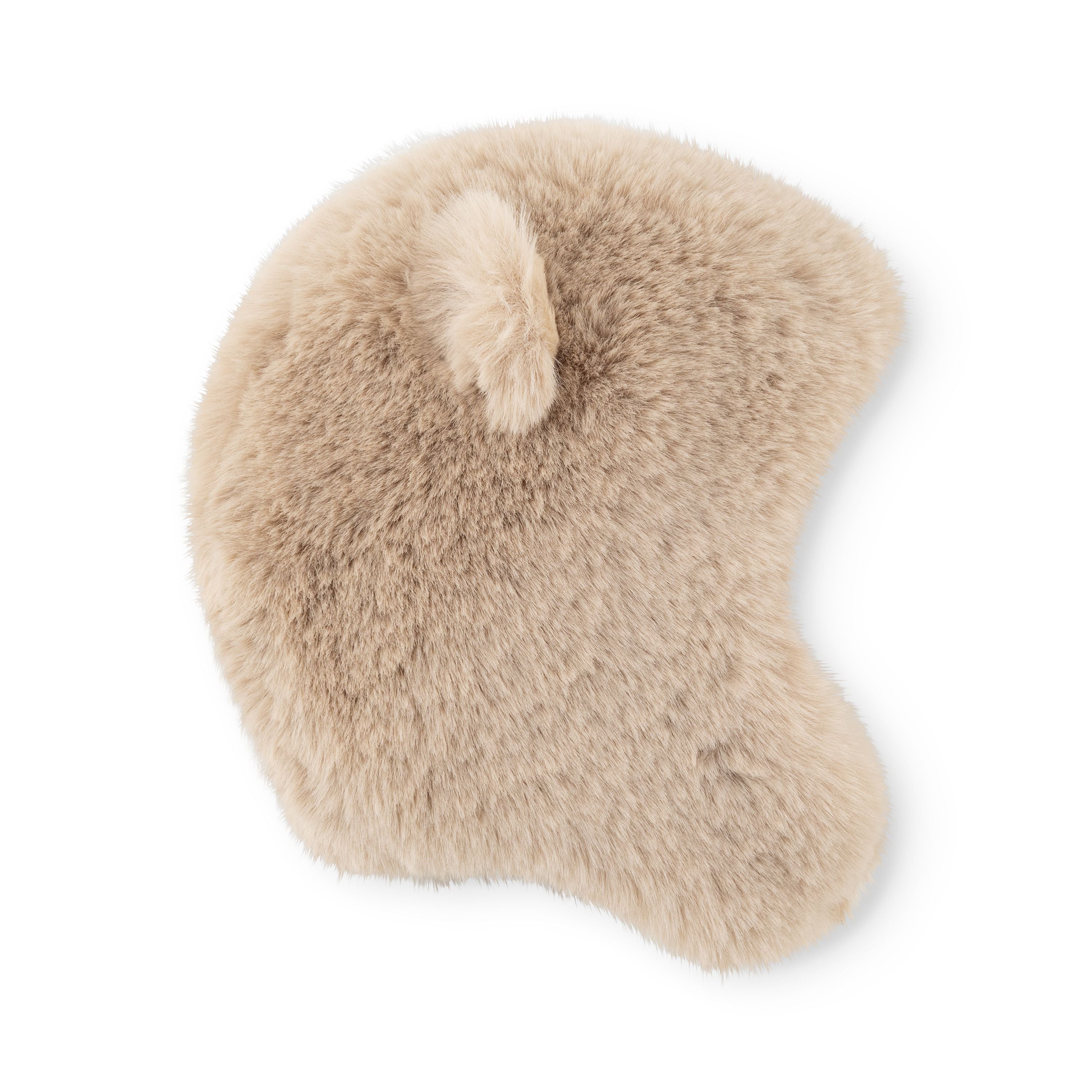 Mini A Ture-MATLIEN bear fleece lined winter hood Grey brown