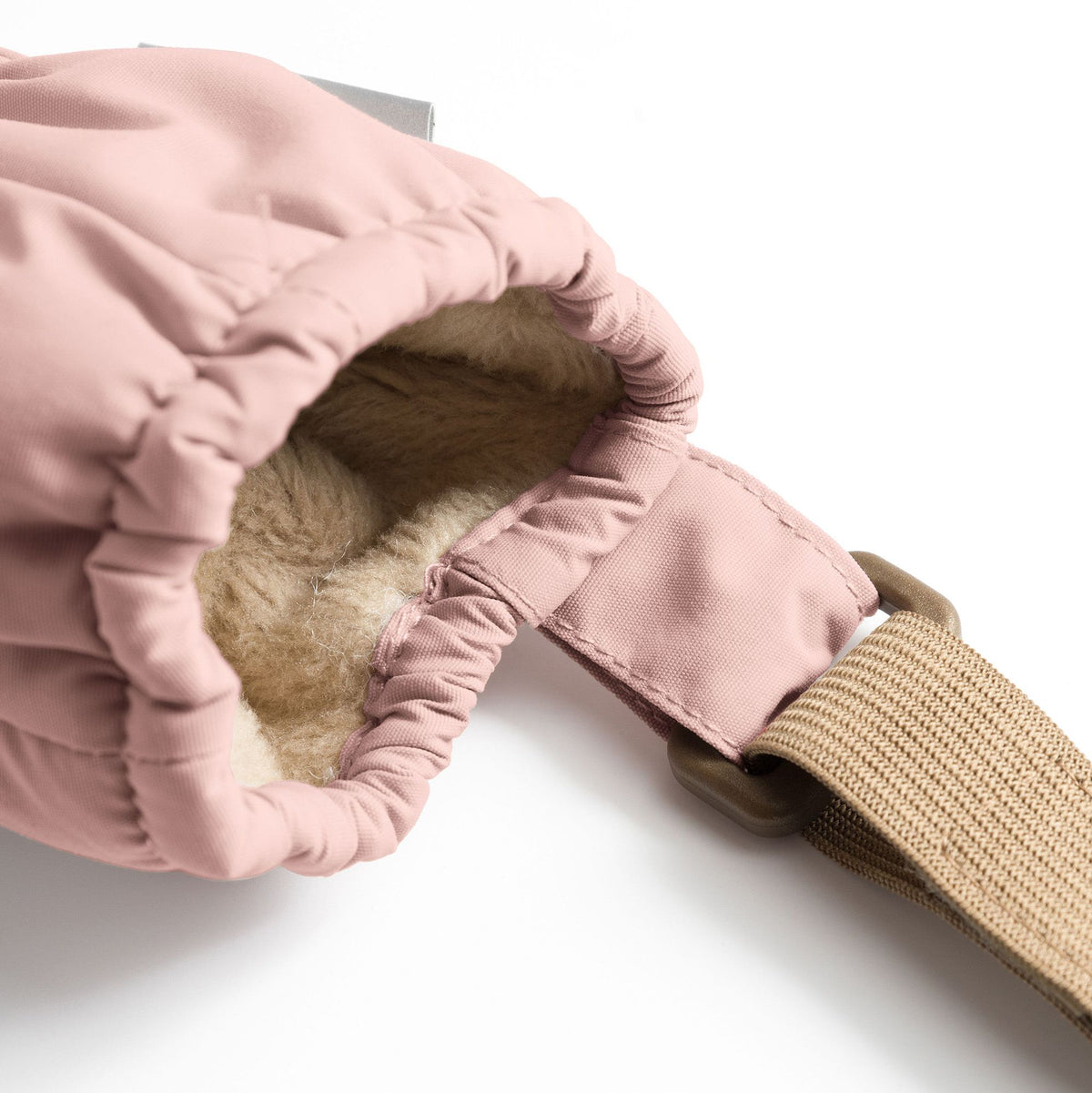 Mini A Ture-MATCORDT fleece lined mittens Adobe rose
