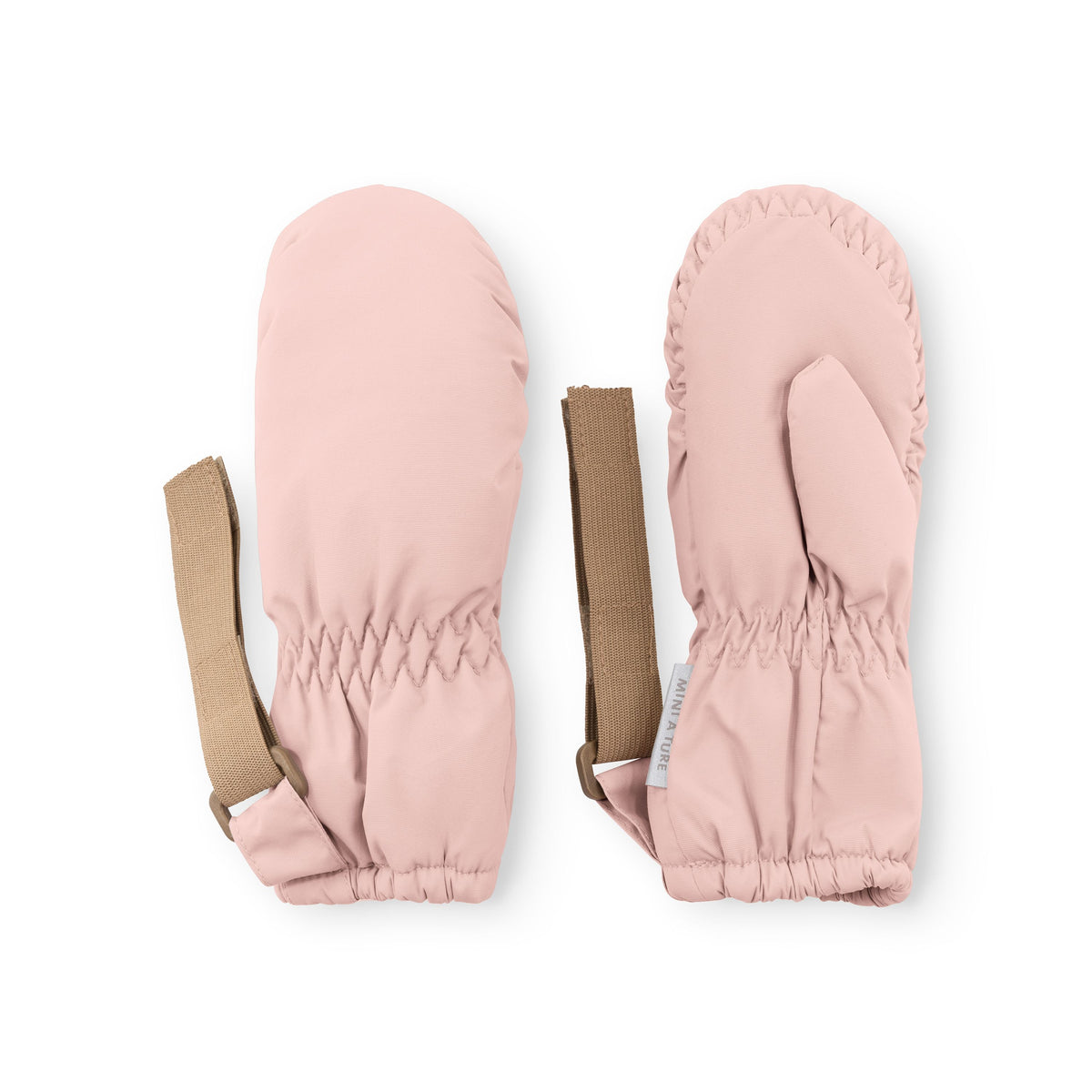 Mini A Ture-MATCORDT fleece lined mittens Adobe rose