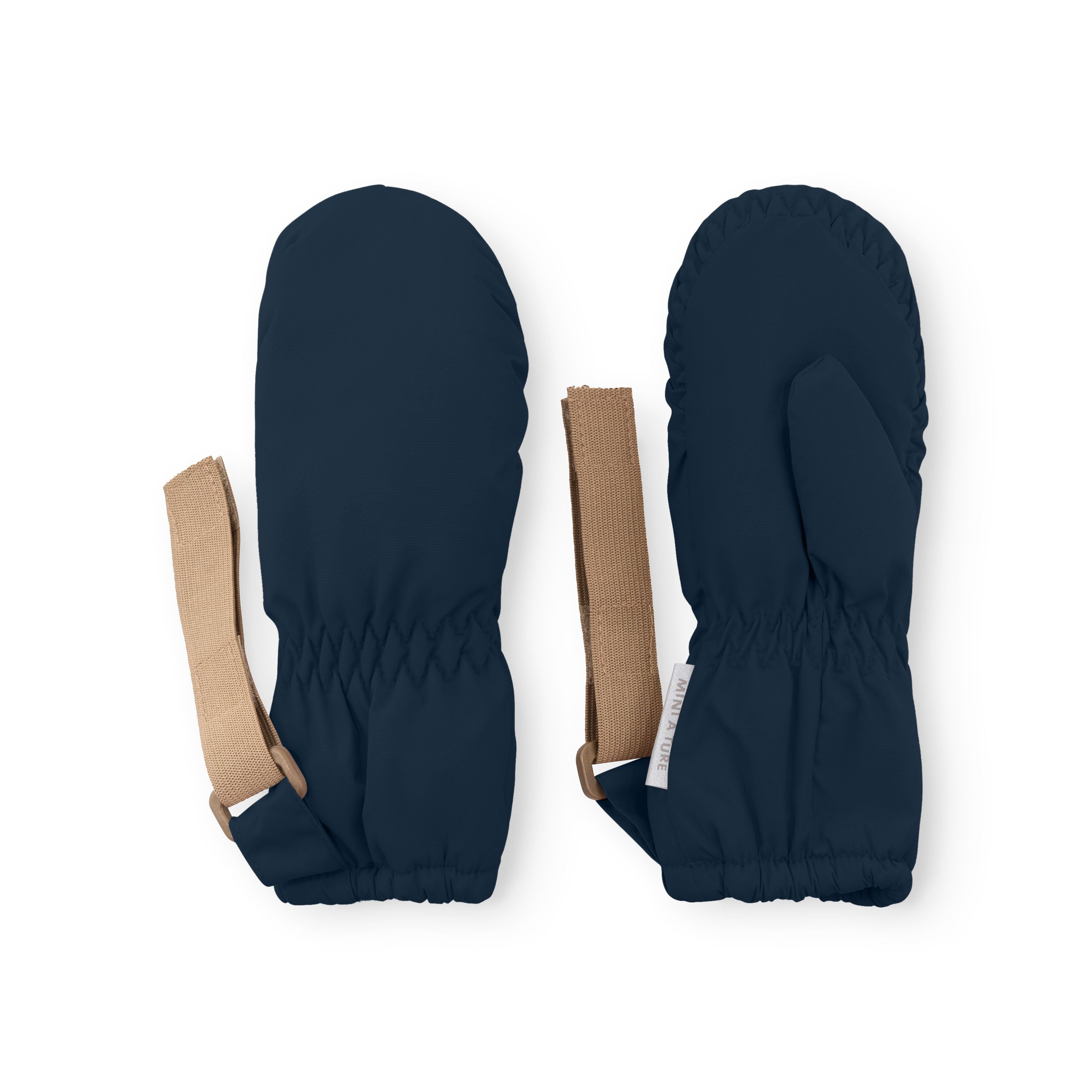 Mini A Ture-MATCORDT fleece lined mittens Outer space