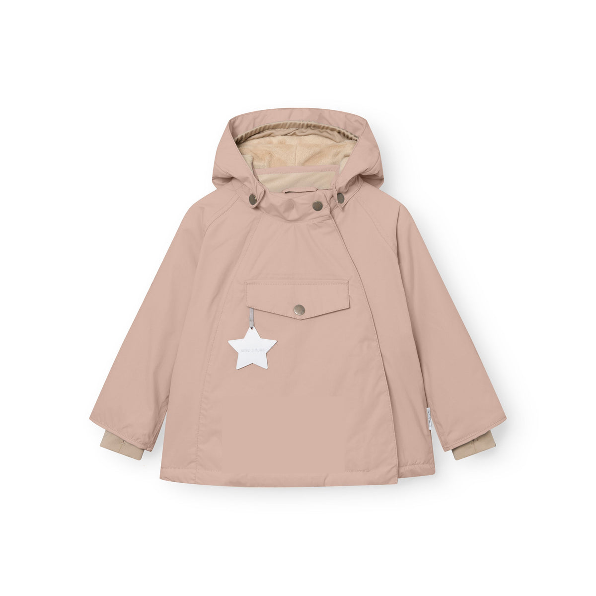 Mini A Ture-MATWANG fleece lined winter jacket. GRS Adobe rose