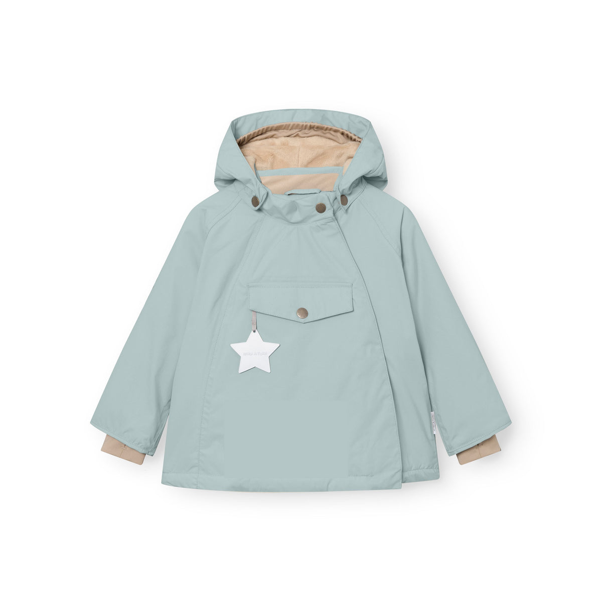 Mini A Ture-MATWANG fleece lined winter jacket. GRS Baby blue