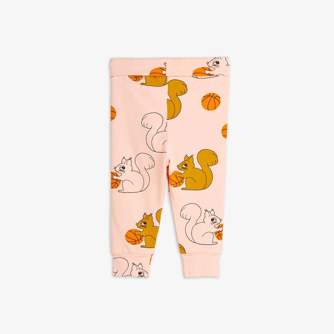 Squirrels aop nb leggings-Pink