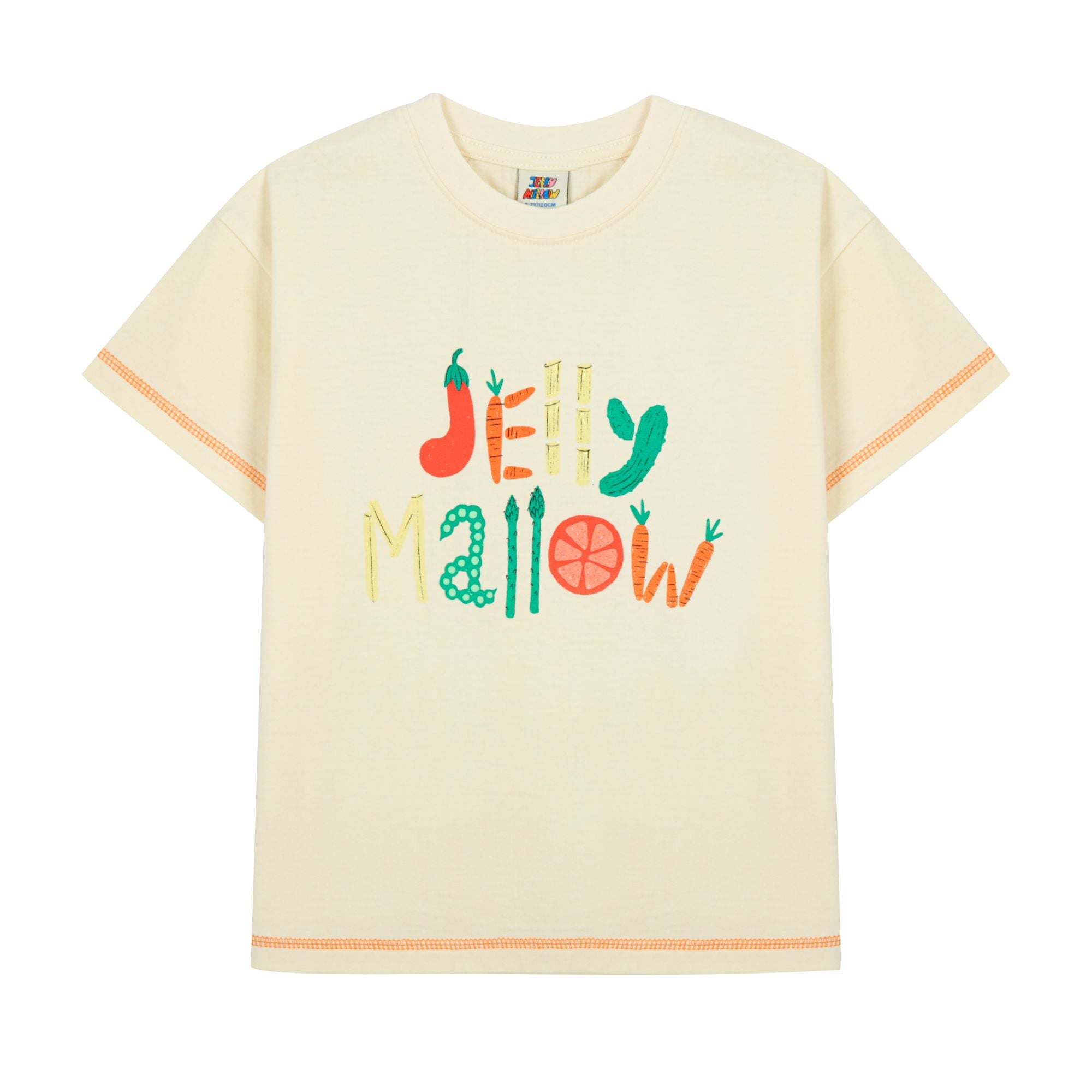 Jelly Mallow-Veggis T-shirt Ivory