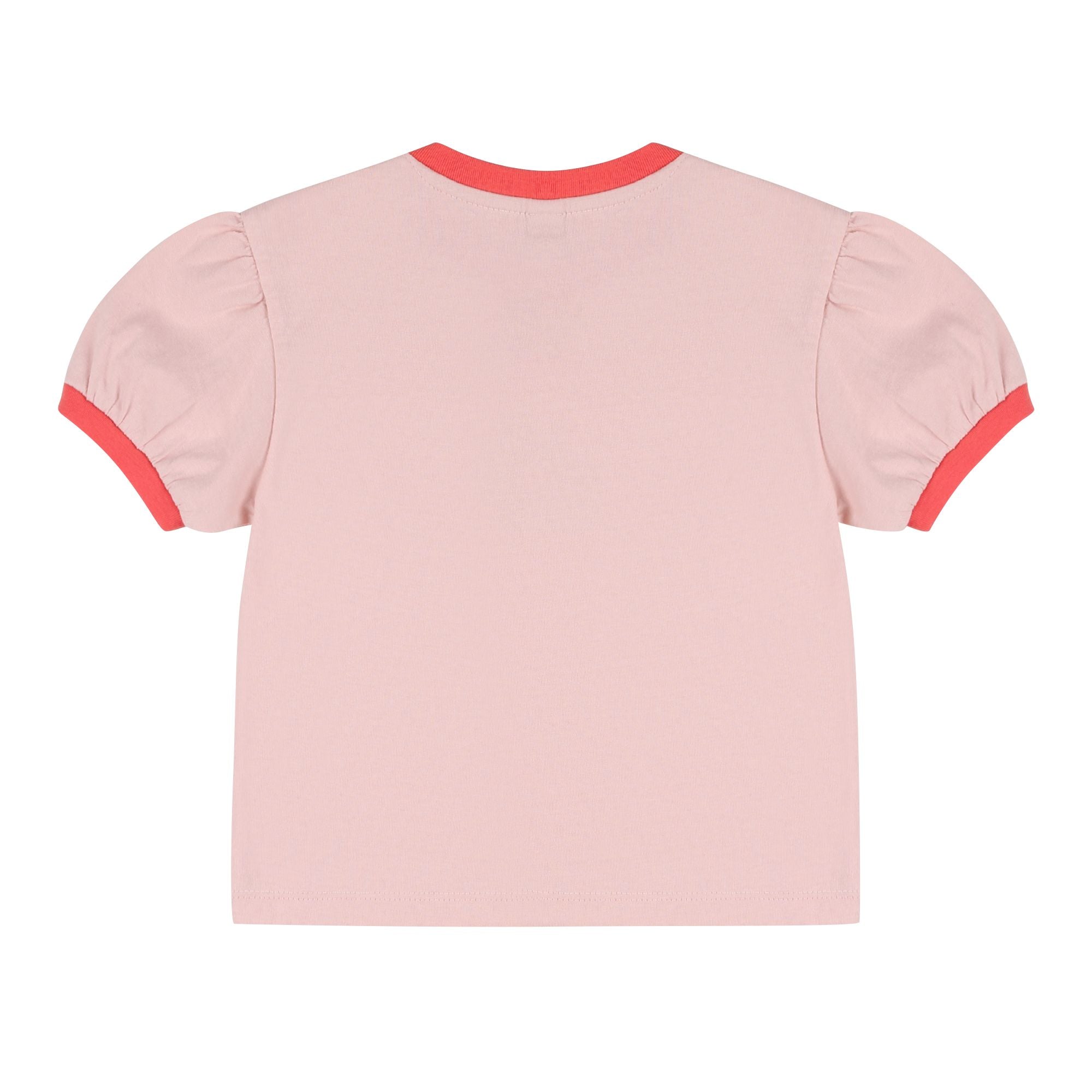 Jelly Mallow-Flower Puff T-shirt Pink