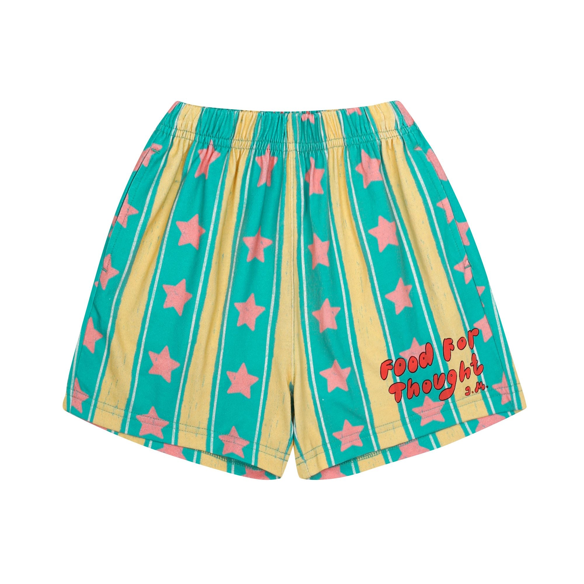 Jelly Mallow-Star Shorts Mint