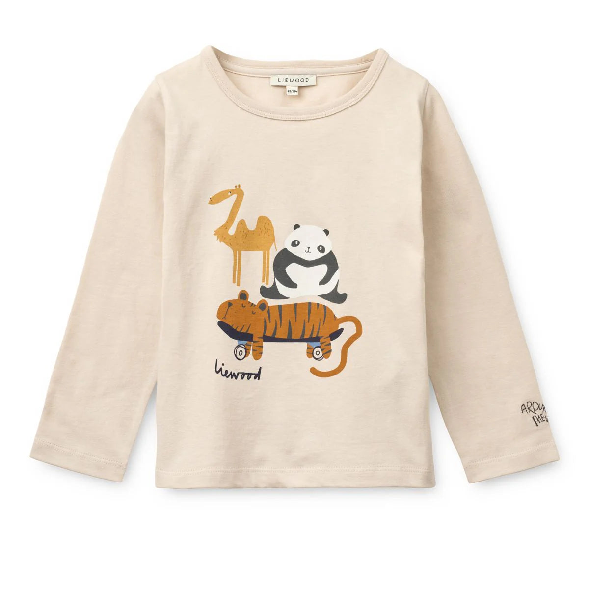 Liewood-Apia Placement Longsleeve T-shirt Friends / Sandy