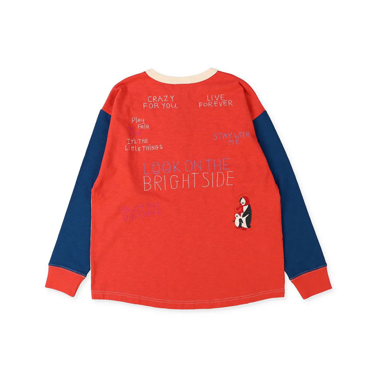 Denim Dungaree-Cotton Jersey Pennie Long Sleeve Tee