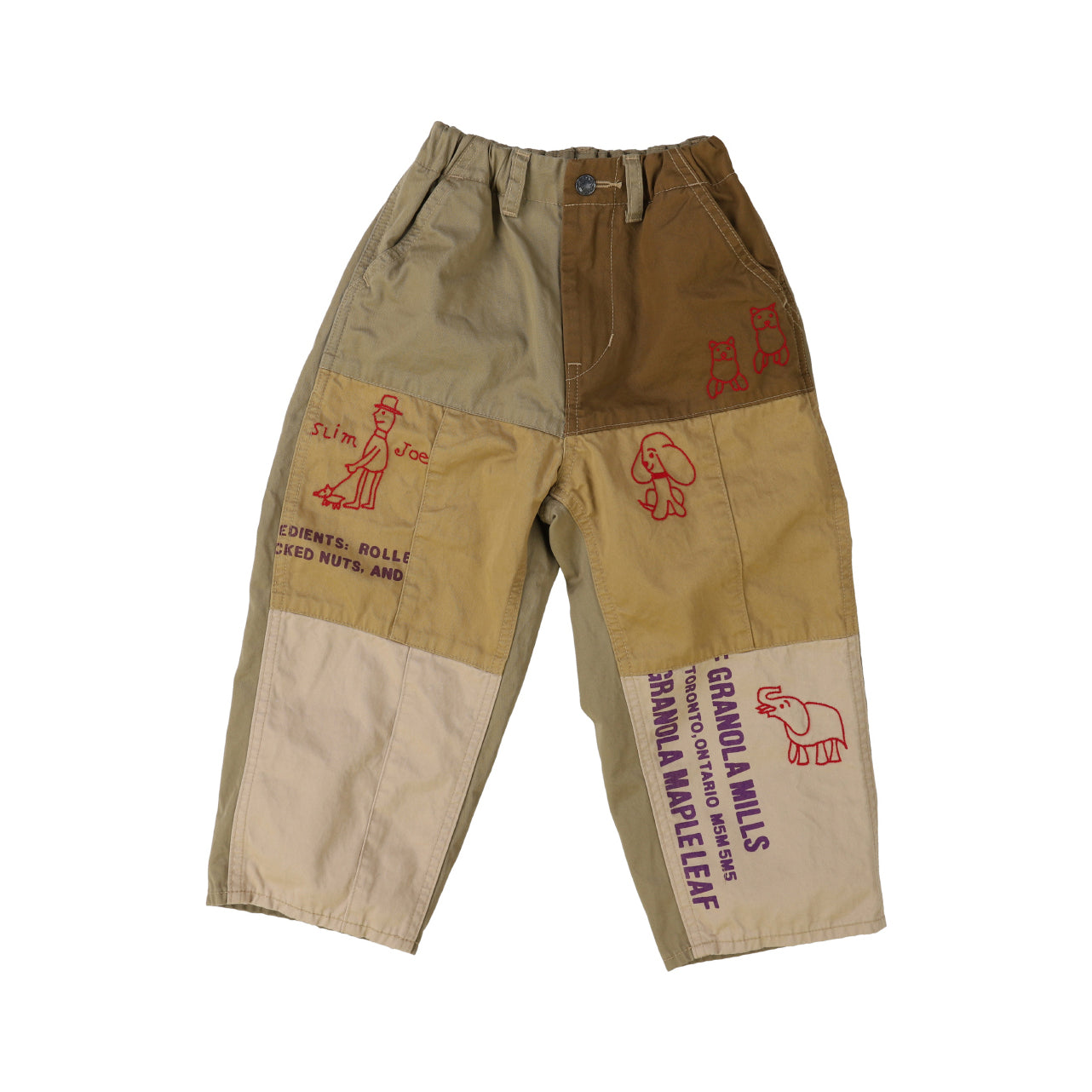 Denim Dungaree-Kids Compact Chino Remake Pants