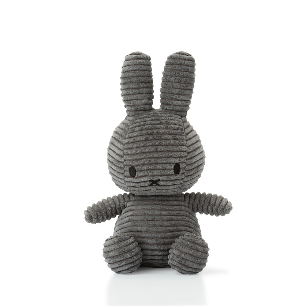 Miffy-23cm Corduroy Dark Grey