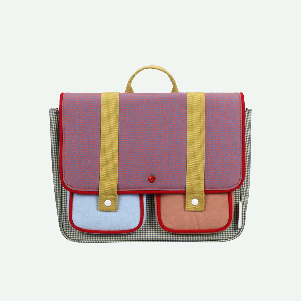Sticky Lemon schoolbag | lemon tree | gingham midnight + moon