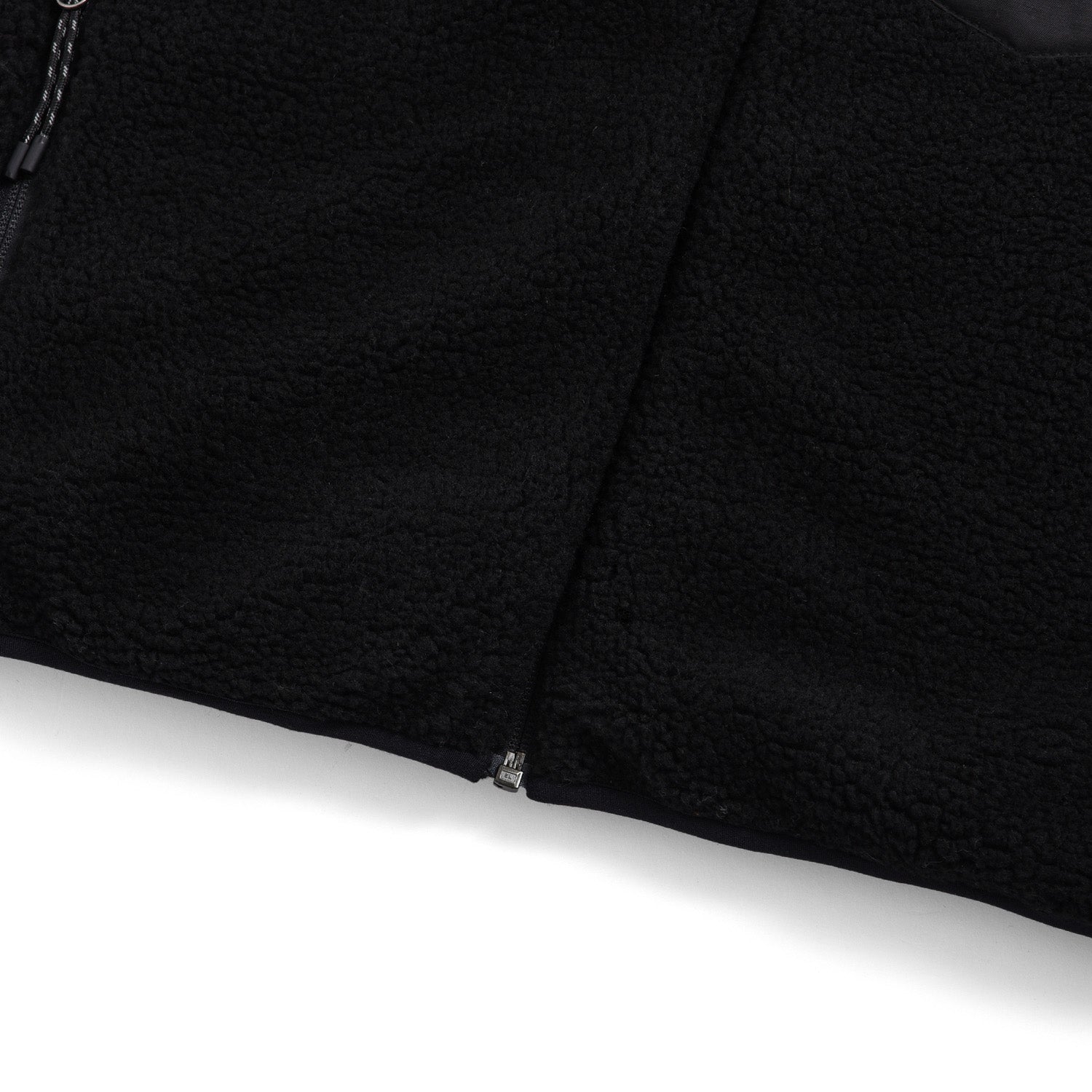 Taion-Kids Reversible "Down×Boa" Hood Jacket Black×Black