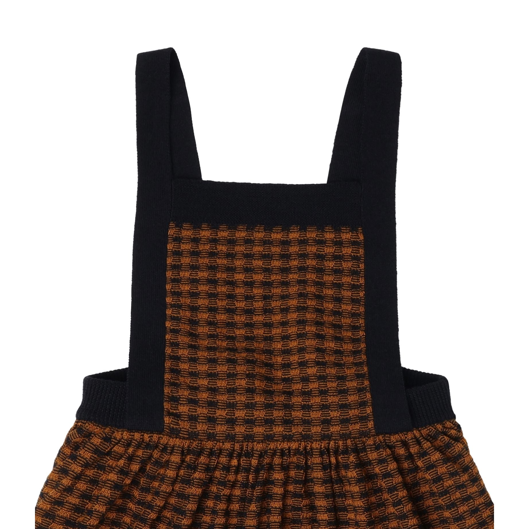 FUB-Girls Checked Spencer dark navy/burnt amber