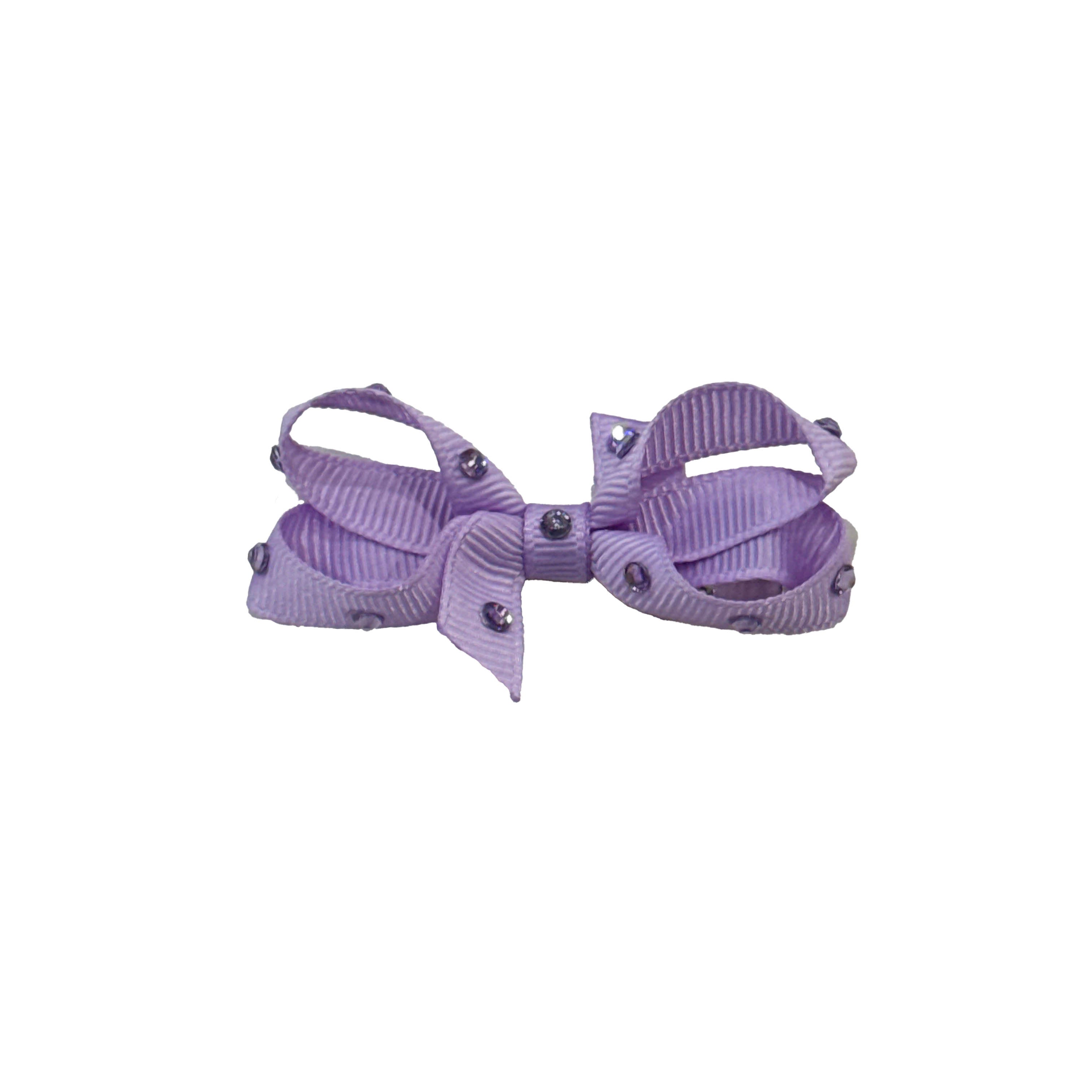 Olilia-Small Classic Bow-Light Orchid