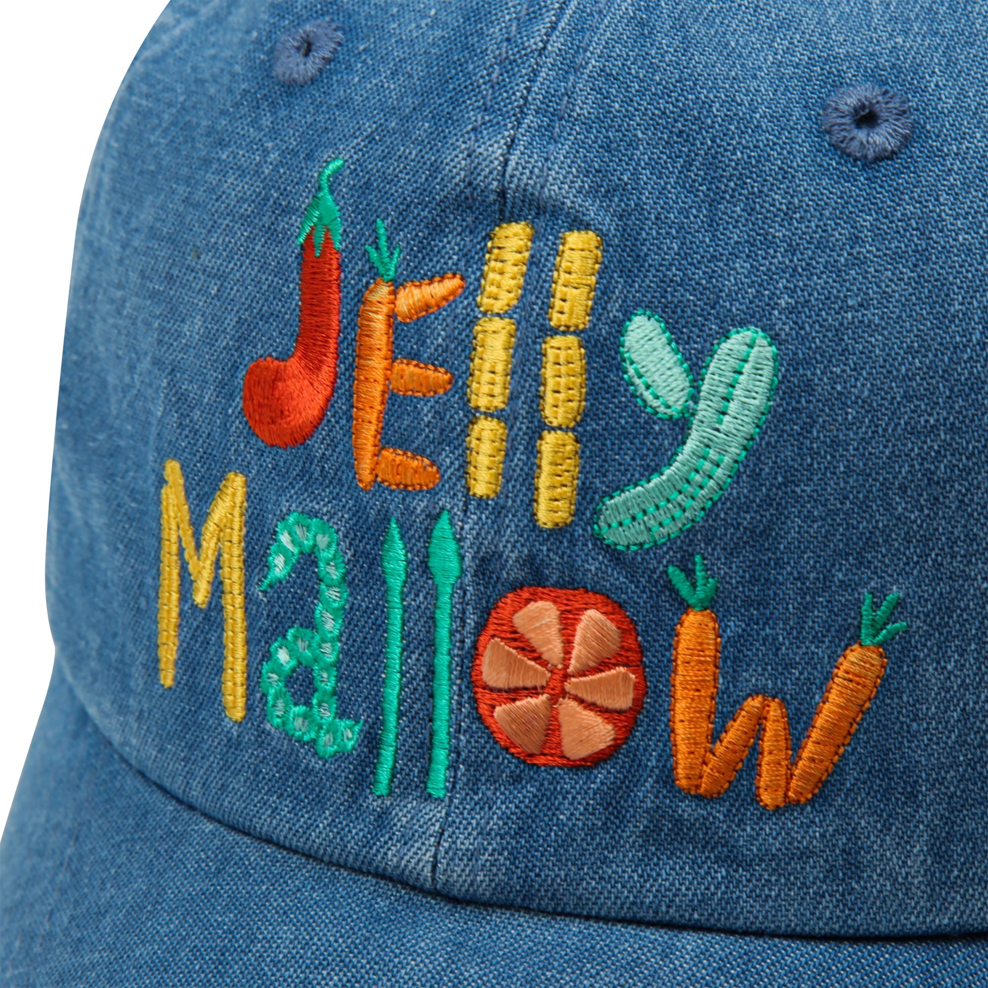 Jelly Mallow-Veggis Denim Ballcap Blue