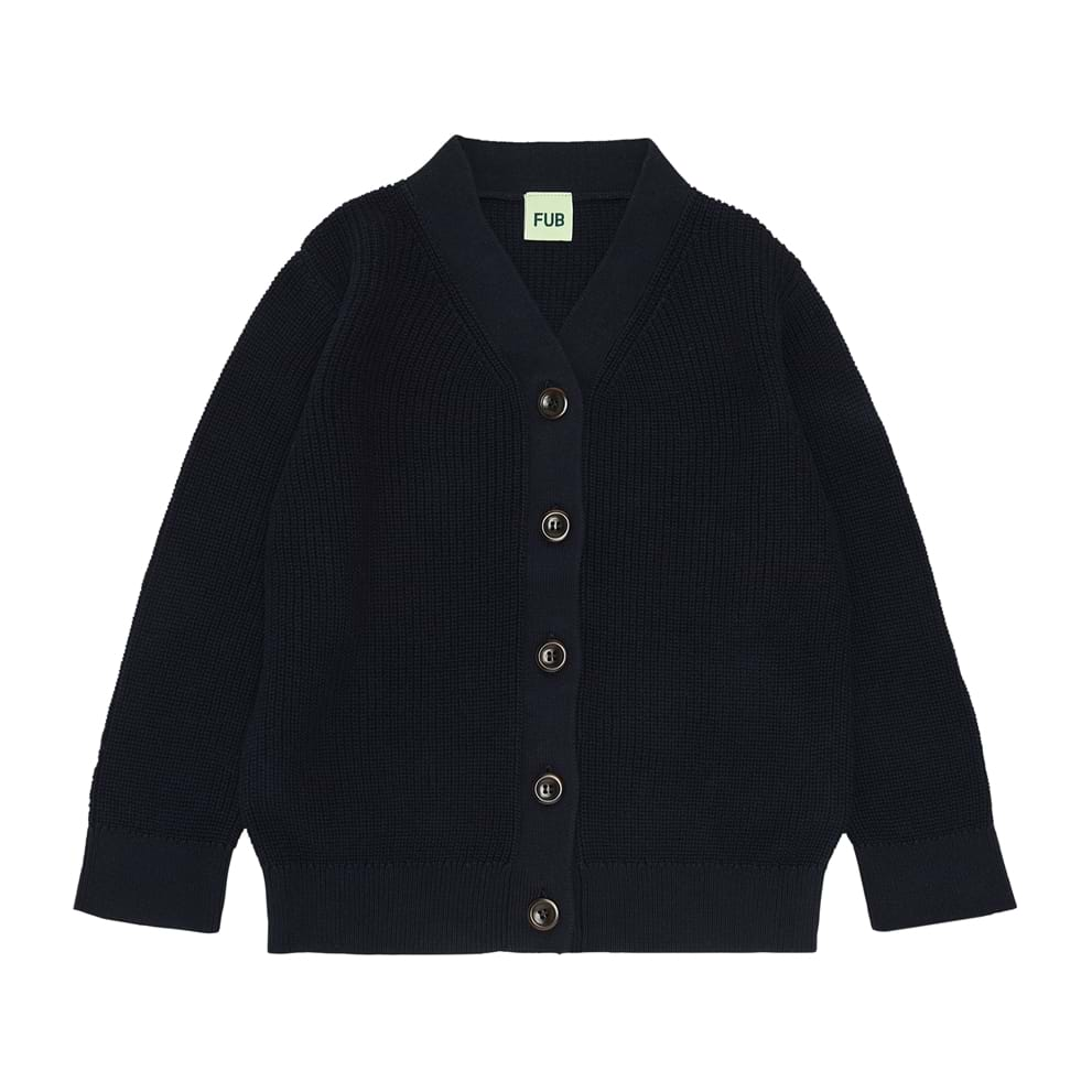 Navy v 2024 neck cardigan