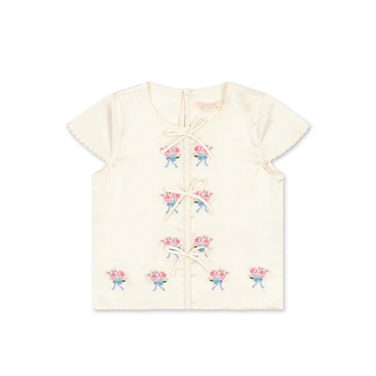 Konges Sløjd-Girl Sheeny Ss Top Buttercream