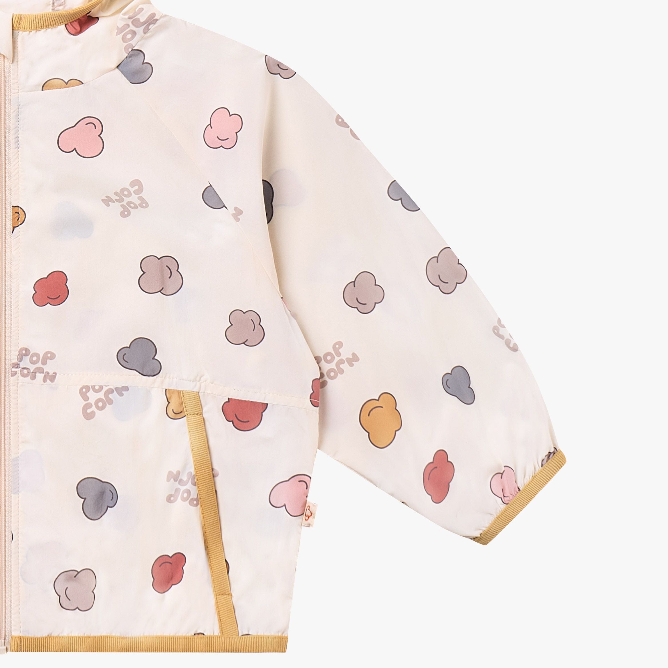 Petite Revery-Recycled Nylon Hooded Wind Breaker Popclouds