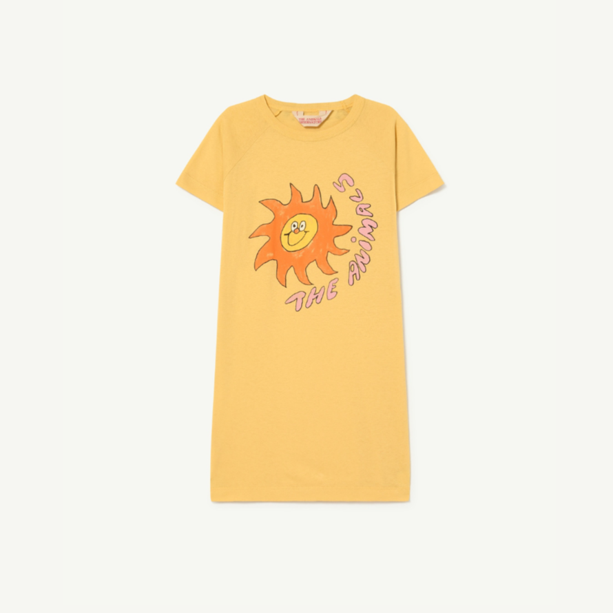 GORILLA KIDS DRESS - YELLOW