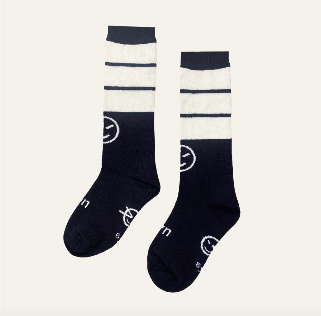 Wynken-Presto Sock Black Ecru