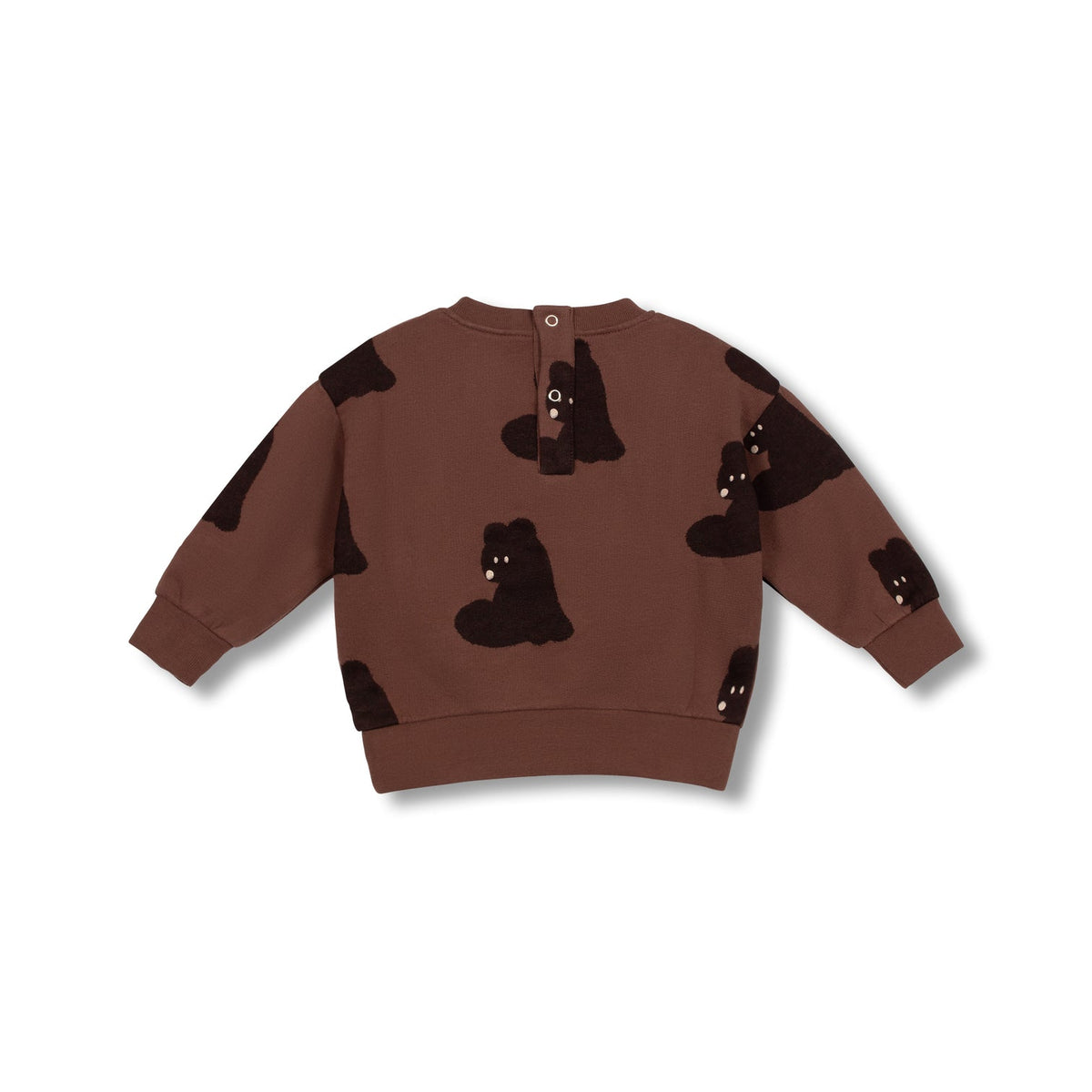 Wynken-Baby Mini Rusty Bear Sweat Cocoa