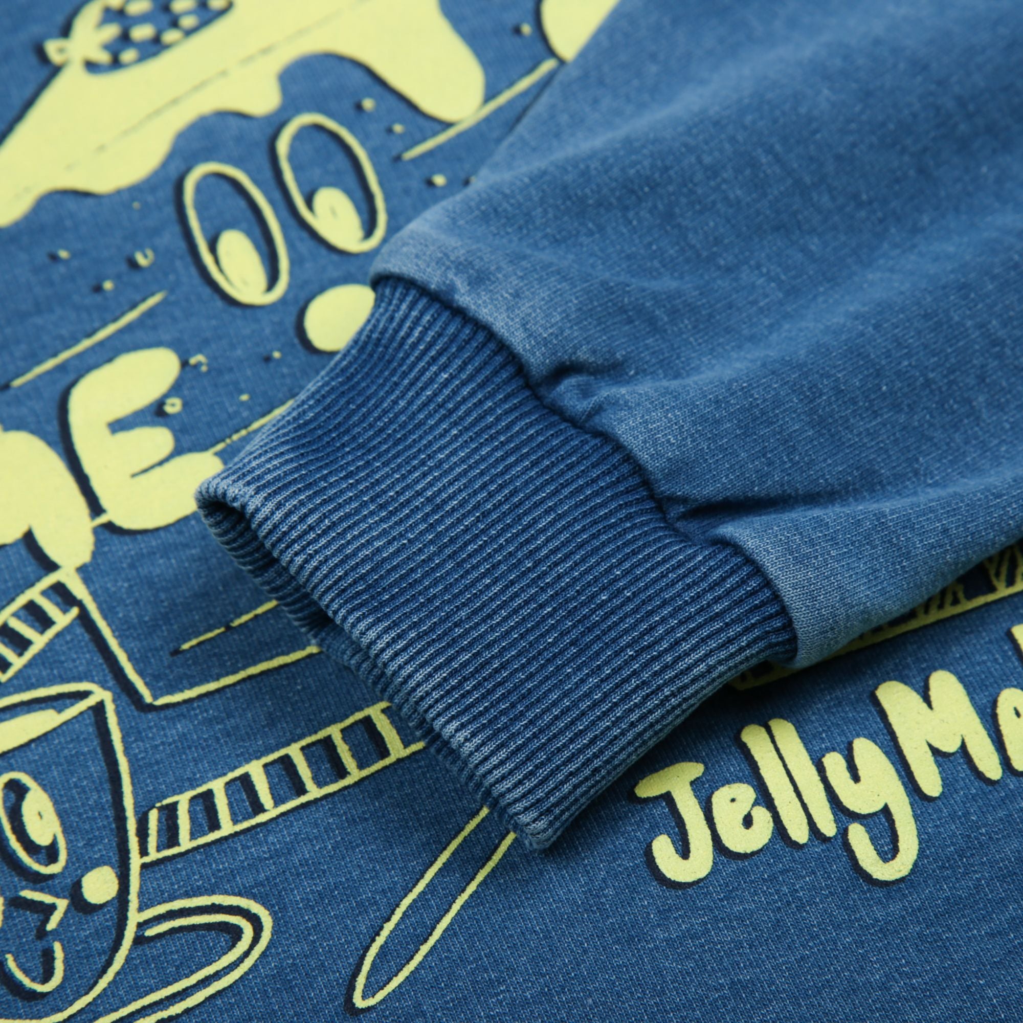 Jelly Mallow-Tea Time Sweatshirt_Denim Indigo