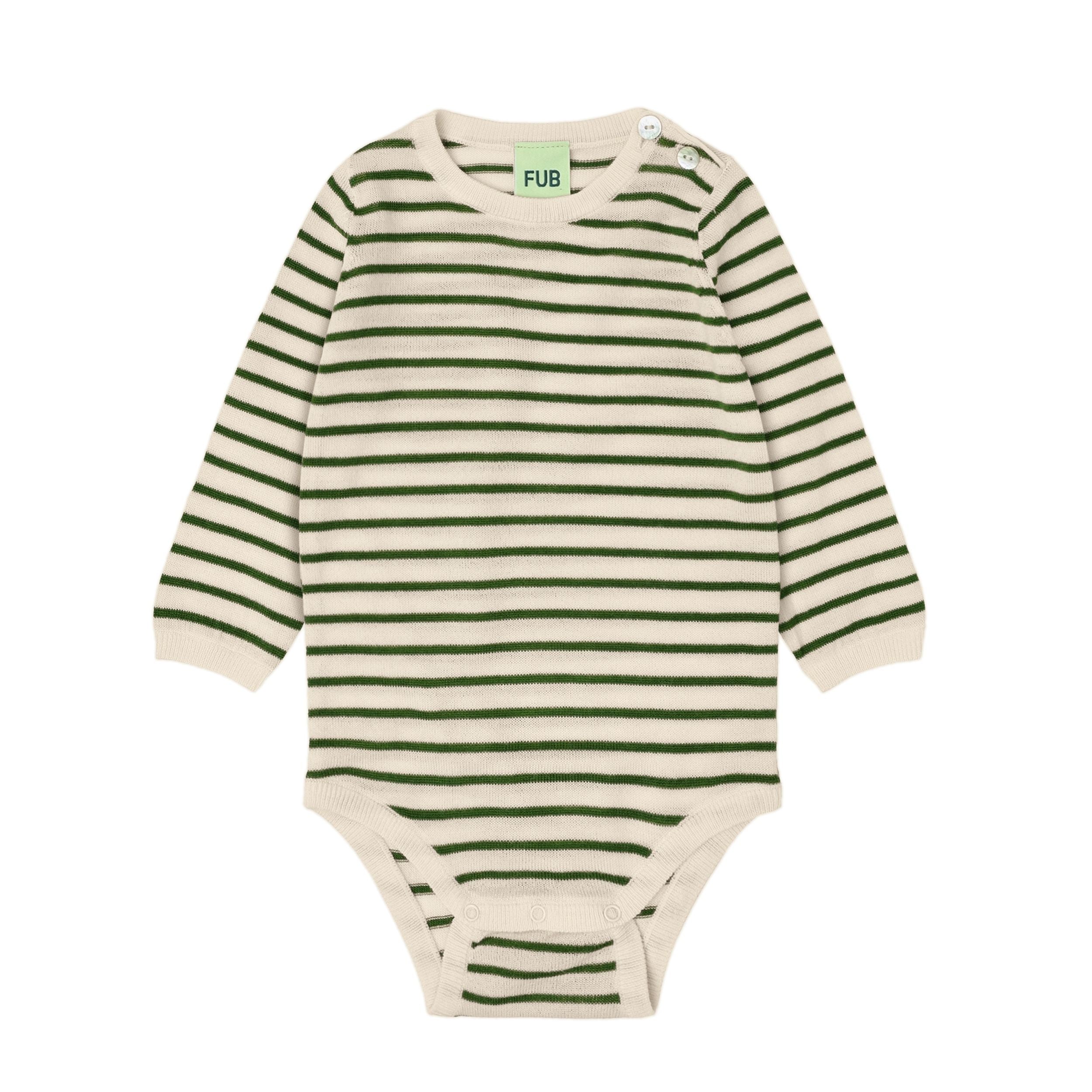 FUB-Baby Body ecru/forest