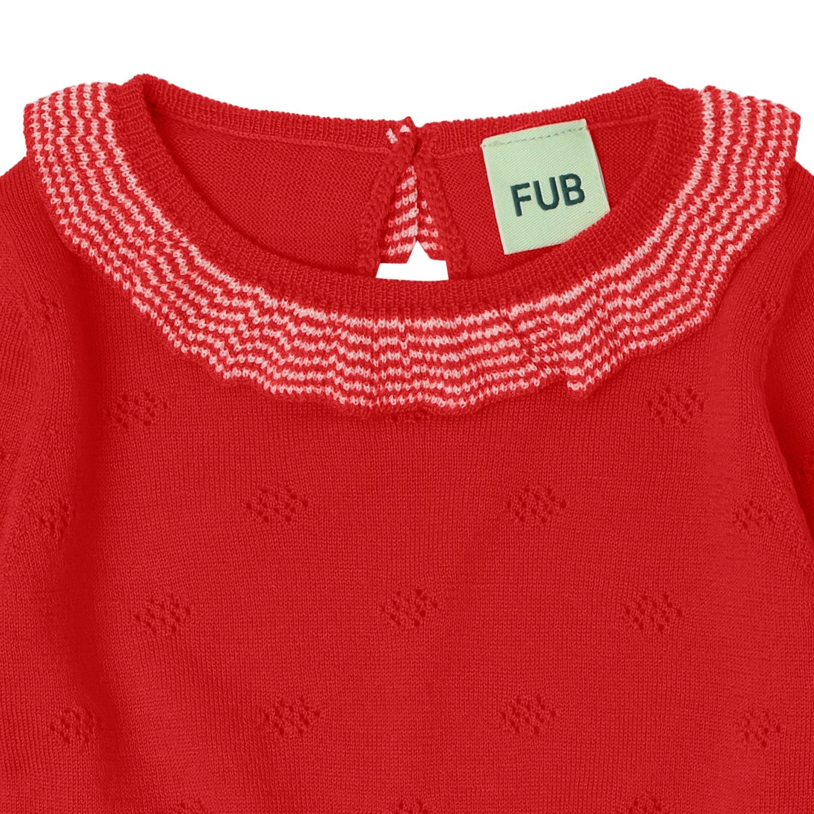 FUB-Baby Ruffle Body signal red