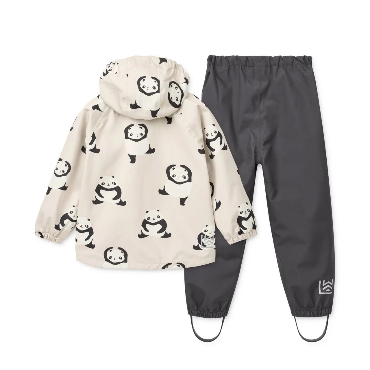 Liewood-Pedia Rainwear Set Panda / Sandy