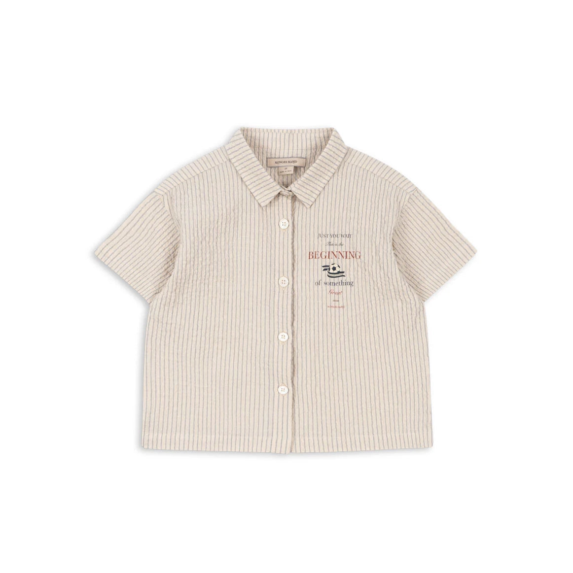 Konges Sløjd-Boy Elliot Ss Shirt Gots Tradewinds Stripe
