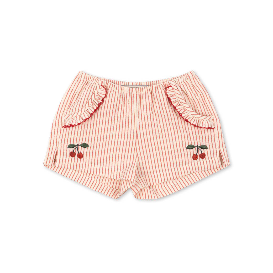 Konges Sløjd-Ellie Frill Shorts Gots Amour Stripe