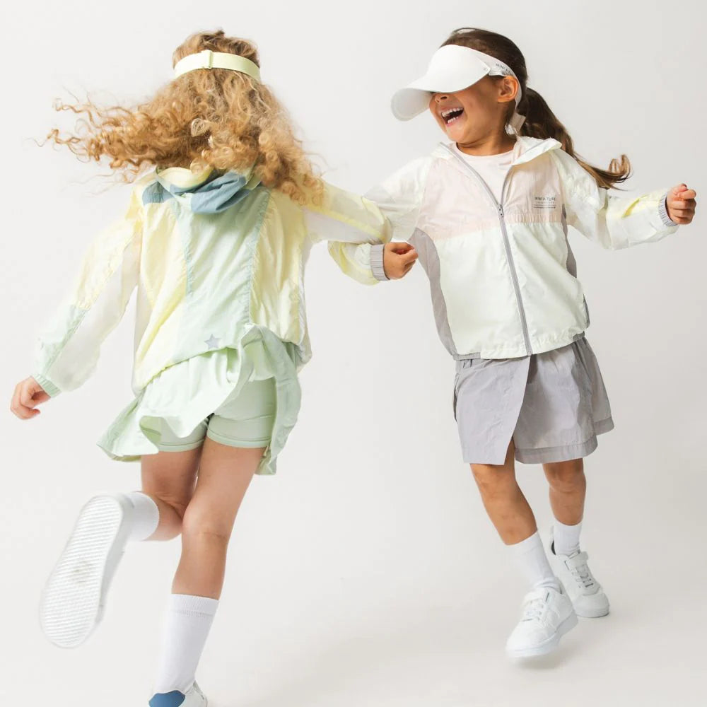 Mini A Ture-MATMULTI color UV jacket. GRS Peony silver col. b.