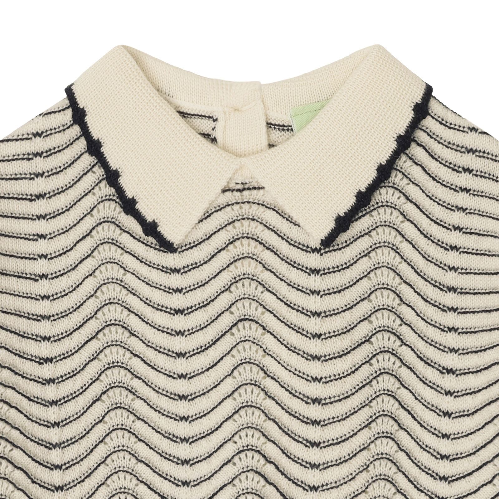 FUB-Baby Pointelle Blouse ecru