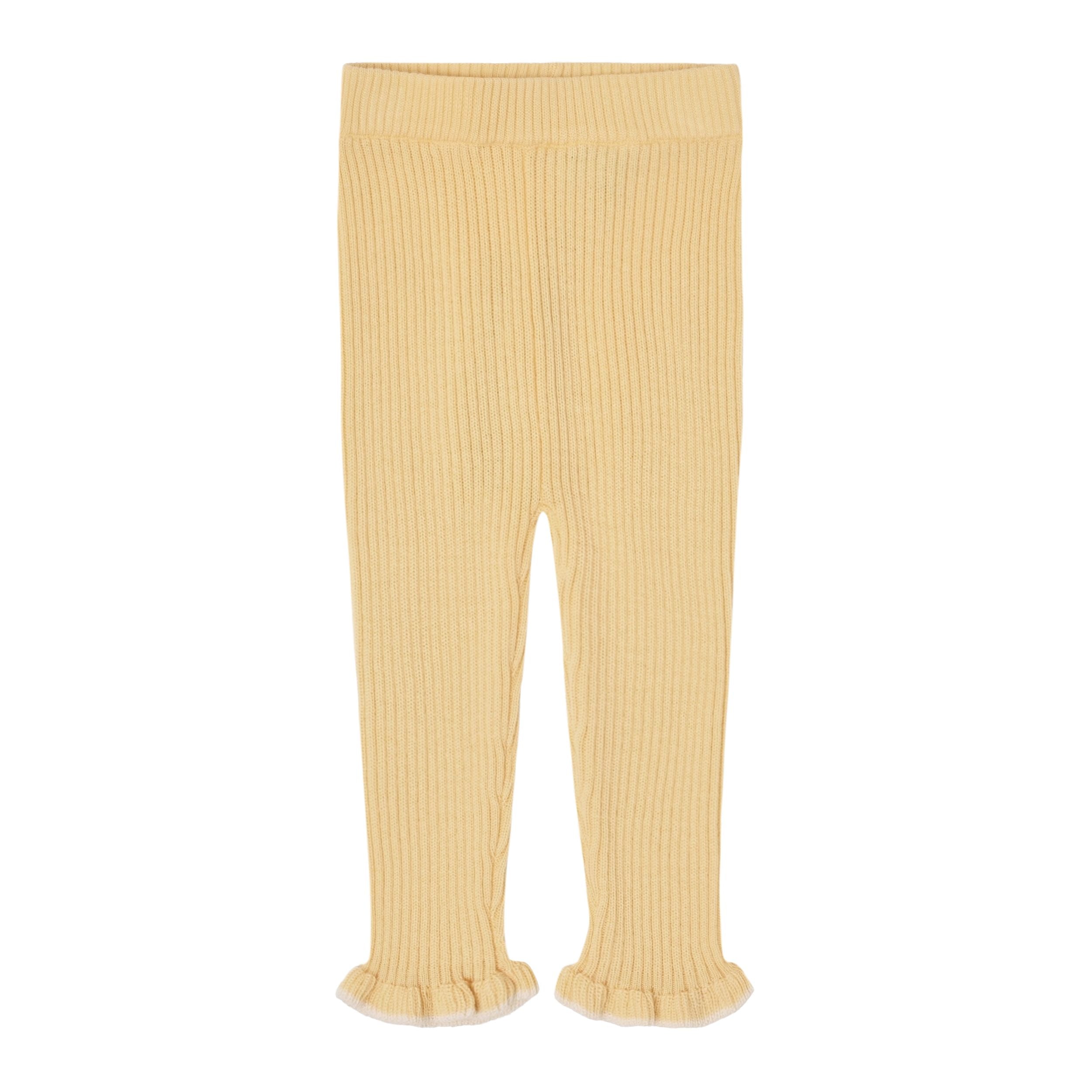 FUB-Baby Ruffle Leggings wheat