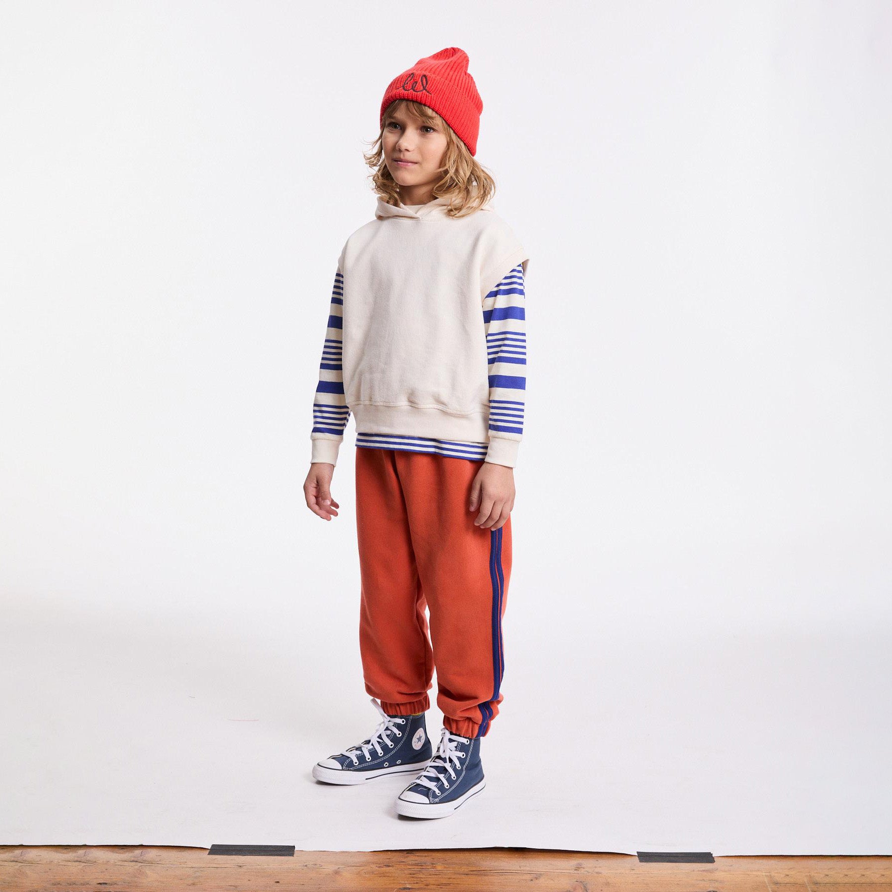 Wynken-Kids Studio Pant Rust Ultramarin
